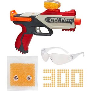 PISTOLET BILLE MOUSSE Blaster à ressort Nerf Pro Gelfire Legion - NERF - 300 billes hydratées et lunettes de protection