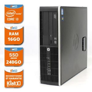 UNITÉ CENTRALE  ordinateur de bureau HP elite 8200 core I3 16go ra
