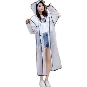 PONCHO EVA extérieur Raincoat transparent avec manteau de