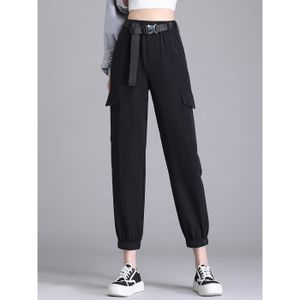 Pantalon avec elastique au cheville femme store