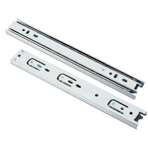 Glissi/ères /à glissi/ère 16 pouces NUZAMAS 2 paires de glissi/ères /à roulement /à billes en acier pour extension compl/ète du c/ôt/é des tiroirs 40 cm