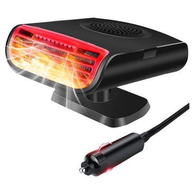 Chauffe-auto 12V/24V 150W – Ventilateur Chauffant Et Refroidissant, Rotation 360°, Pour Voiture, Camping-car, Dégivrage