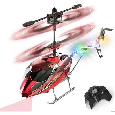 Avion De Chasse Télécommandé MagiDeal - Planeur Avec Lumières LED - Rotation 360° - Facile à Piloter - Cadeau Enfant