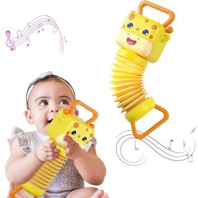 Accordéon à Boutons Éducatif Pour Enfants - 7 Touches, Instrument Musical Débutant