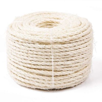 Corde De Sisal Naturelle DQ-PP Pour Arbre à Chat – 50 Mètres, 6mm D'épaisseur, Sans Produits Chimiques