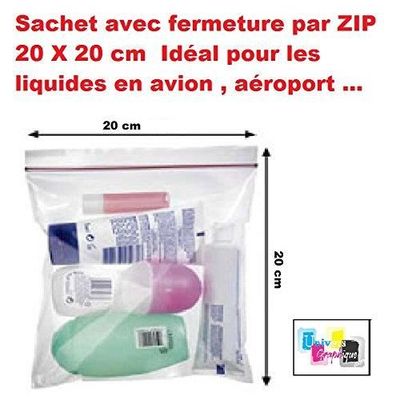 Sac plastique refermable 20x20 store
