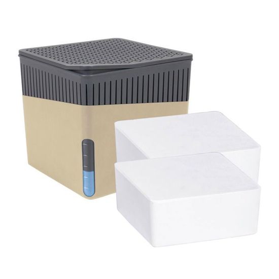 Déshumidificateur Sans électricité - Jusqu'à 27 M² - Avec Granulés (3 Mois D'autonomie) - Pour Salle De Bain, Chambre, Contre Moisissures - 11