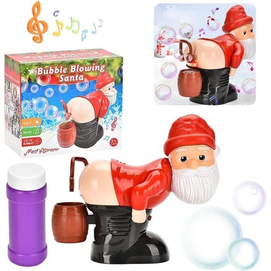 Baker Ross – Lot De 10 Bulles De Savon Personnages De Noël – 8,5 Cm – Père Noël, Elfe, Renne, Bonhomme De Neige, Pingouin
