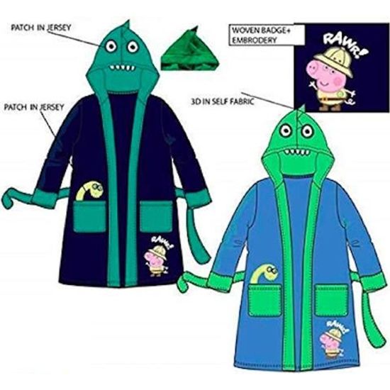 Combinaison De Pluie Enfant Peppa Pig – George Pig – Imperméable Avec Capuche – Taille Enfant - 3
