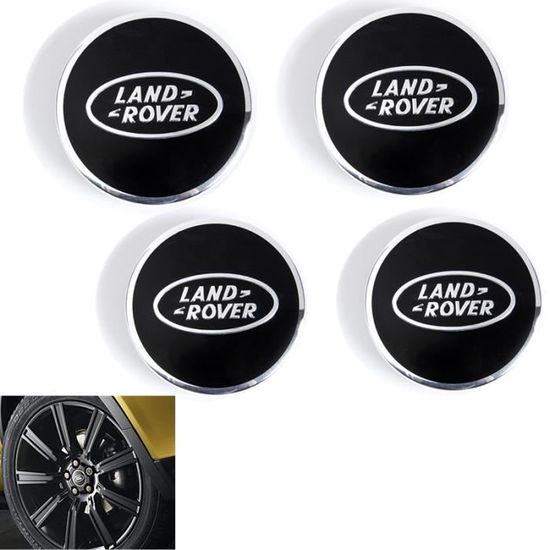 Lot De 4 Cache-Moyeux Pour Jantes OZ O.Z 59mm - Accessoire Stylé Et Protecteur Pour Voiture (Argent/Noir)