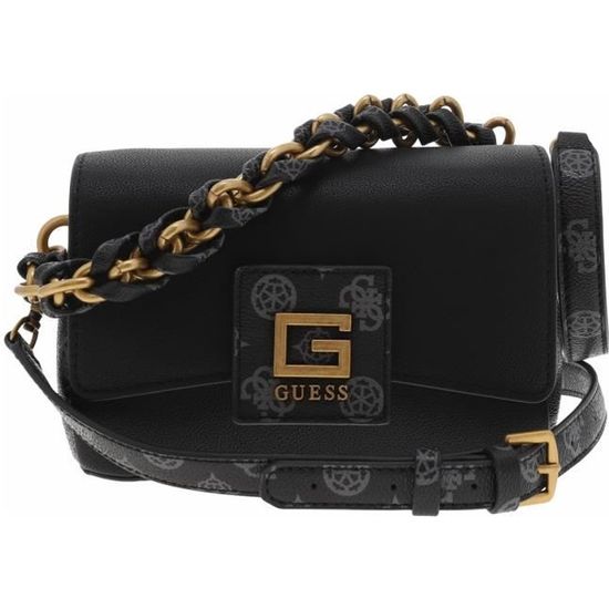 Sac Guess Accessoires TU Noir Et Gris Achat Vente Sac Guess
