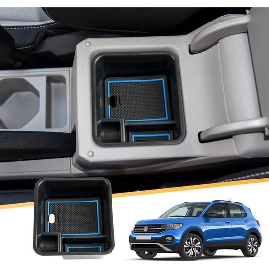 Boîte De Rangement Pour Accoudoir Central Skoda Kodiaq/Karoq (2017-2024) - Organisateur Console Centrale Avec Compartiments