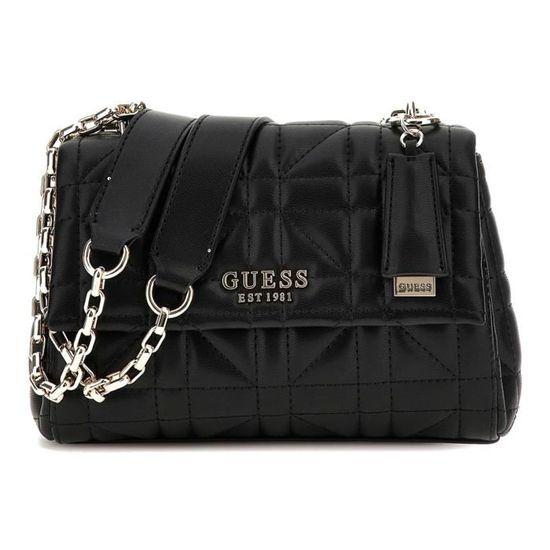 GUESS Izzy Convertible Crossbody Flap Dove Logo [226823] - Sac à épaule Bandoulière Sacoche Gris