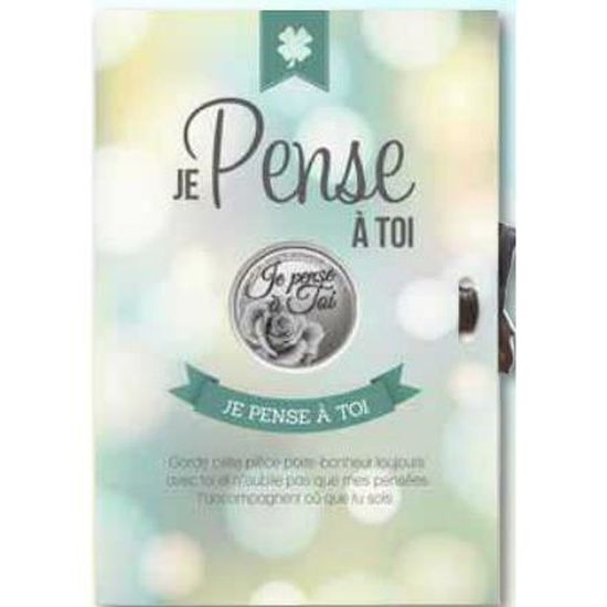 Carte Medaille Porte Bonheur Mon Ange Je Pense A To Achat Vente Kit De Decoration Cdiscount