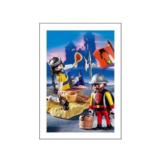 Playmobil 3328 Chevaliers Prince Prisonnier Garde Achat Vente Univers Miniature Cdiscount Le chevalier et le maître d'armes peuvent se défendre avec la baliste à 6 coups qui tire des projectiles. playmobil 3328 chevaliers prince