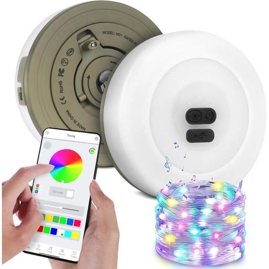 String lumineuse de camping – 2 pièces – 10 m/3,94 pouces – Étanche – Portable String lumineuse de camping – 2 pièces – 10 m/3,94 pouces – Étanche – Portable