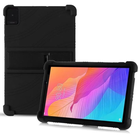 zZjoOoj Custodia Cover per TCL TAB10L Gen2, Ultra Leggero Protettiva Cover in Silicone con Supporto per Bambini per TCL TAB10L Gen2(10.1), Nero