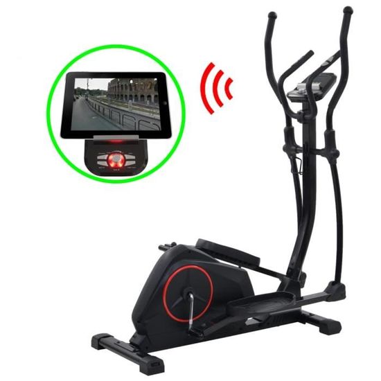 VidaXL Velo elliptique magnetique avec mesure du pouls Programmable XL Cdiscount Sport