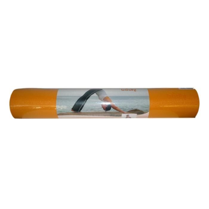 Tapis Asana 4mm, 183x60cm Orange/safran