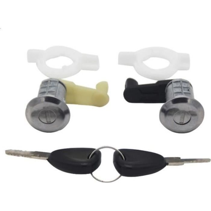 KIT Serrure 2 Barillets RENAULT Megane Scenic Clio Master Thalia 7701468981 7701468982+ 2 clés @Pro-Plip