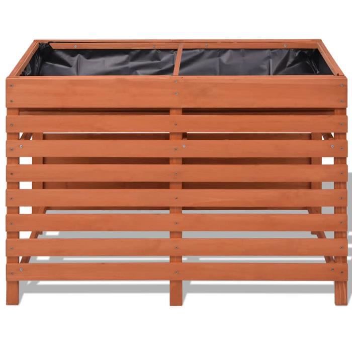 Haute qualité Jardinière - Bac A Fleur 100 x 50 x 71 cm Bois *160234