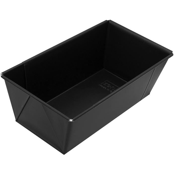 CAKE r 6518 Moule agrave pain extensible moule agrave cake extensible moule agrave brioche extensible Acier inoxydable Noir 28108