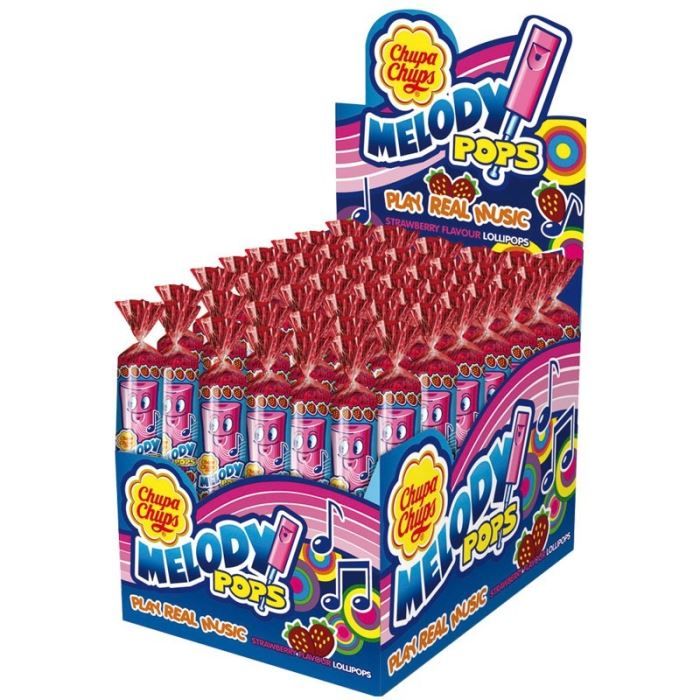 48 Chupa Chups Melody Pops sucettes