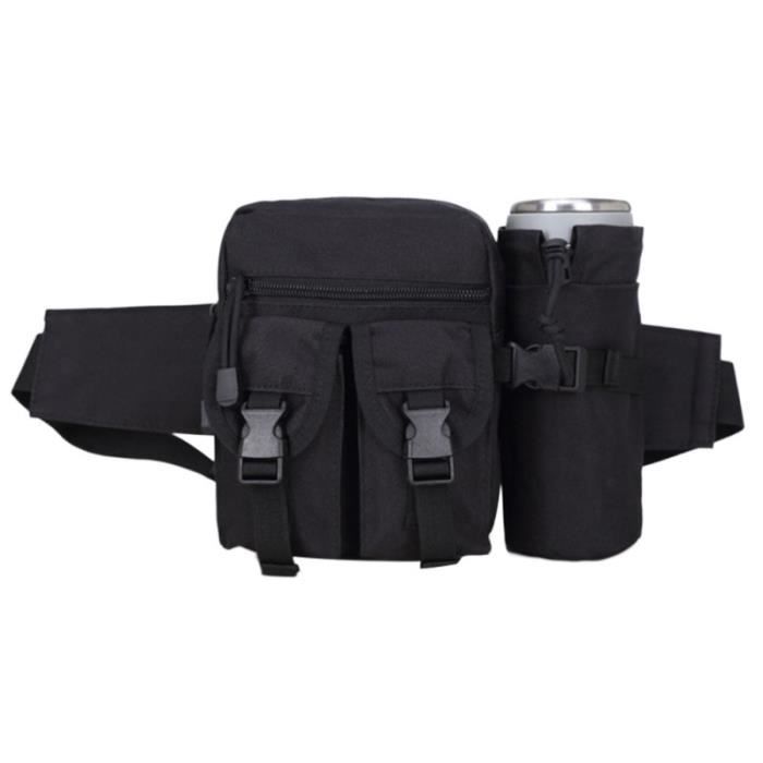1Pc taille pack réglable Durable sac bouteille d'eau ceinture banane avec porte-bouteille pour la randonnée sportive SAC DE SPORT