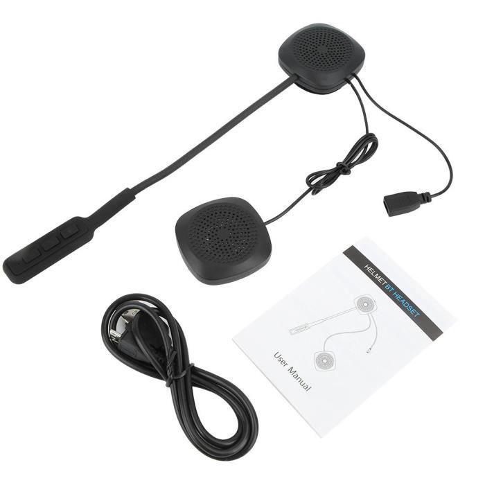 Garosa Écouteur Bluetooth MH03 V4.2 + EDR casque de moto mains libres casque Bluetooth répondeur manuel automatique écouteur