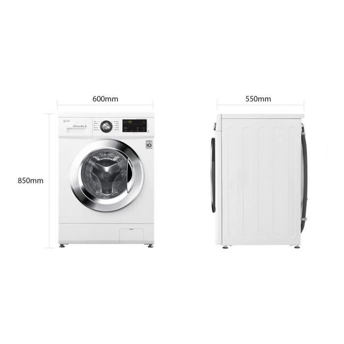 Lave linge Frontal 8kg 1400trs