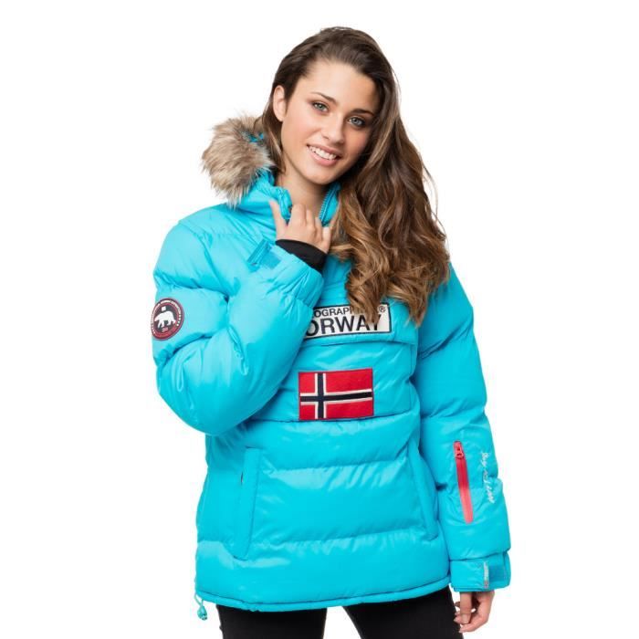 GEOGRAPHICAL NORWAY Doudoune BOLIDE Turquoise - Femme