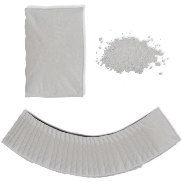 30 x 1 kg Sachet de recharge Déshydratant chlorure de calcium Absorbeurs d'humidité