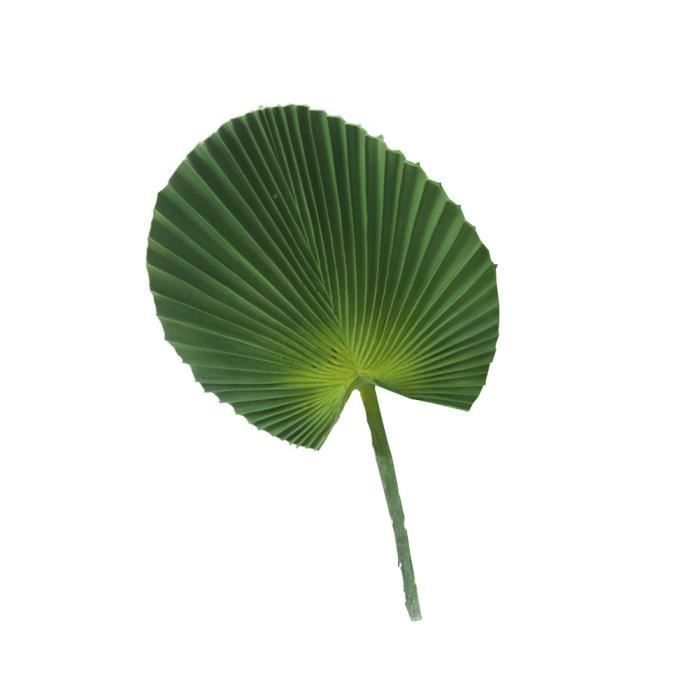 PU Simulation Feuille de palmier artificielle Tropical feuilles de palmier Creative bricolage Home Party Décor vert Plantes S