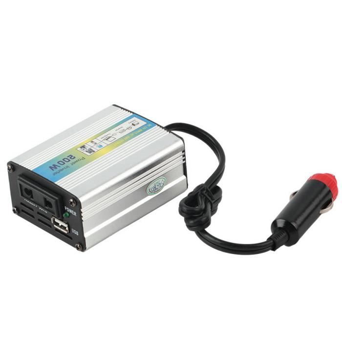 Convertisseur 200w 12v 220v