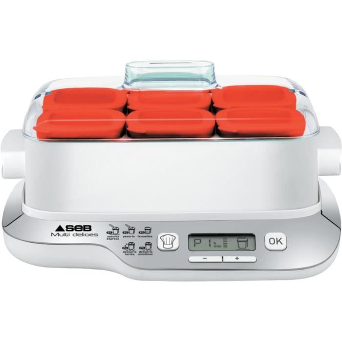 Yaourtière SEB YG660100 MULTIDELICES EXPRESS compact • Le fait maison • Cuisine et cuisson