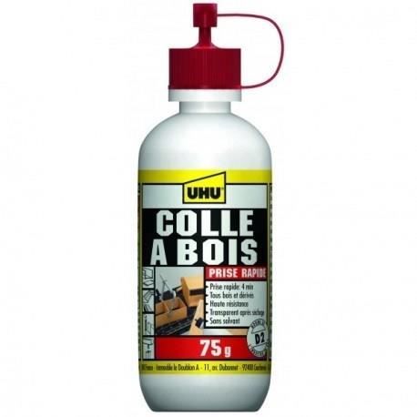 UHU Colle à Bois Prise Rapide (D2) 75g