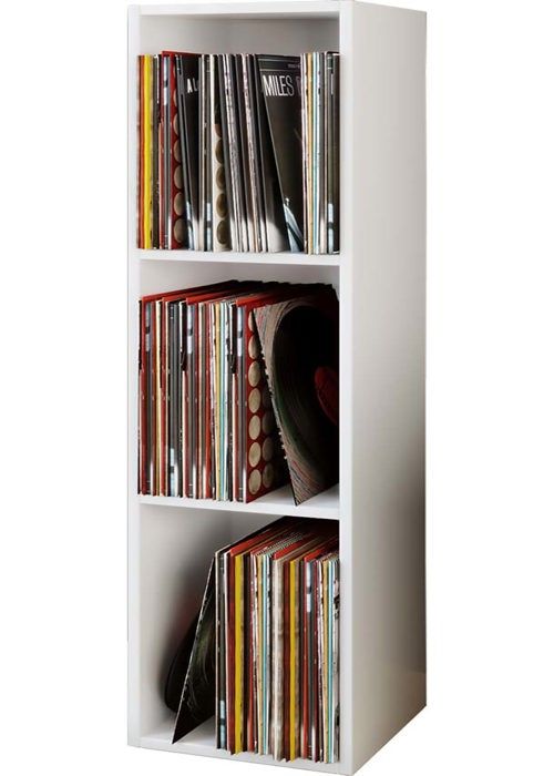 VCM Étagère de disque  Platto  Blanc  réf 902075