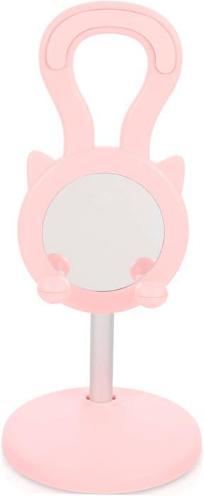 Support Téléphone En Forme De Cœur En Verre - Poignée Rétractable Rose, Autocollant, Pour Smartphones Tablettes - 7