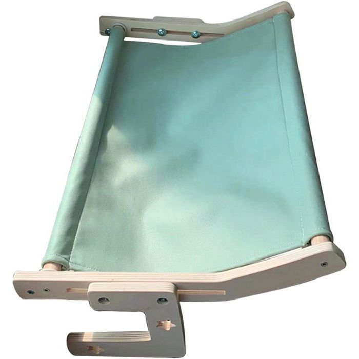 Meilleurs prix pour Perchoir pour fenêtre de chat lit pour chat hamac pour chat pour fenêtre durable pour chats dintérieur (vert 50 x 40 x 20 cm)
