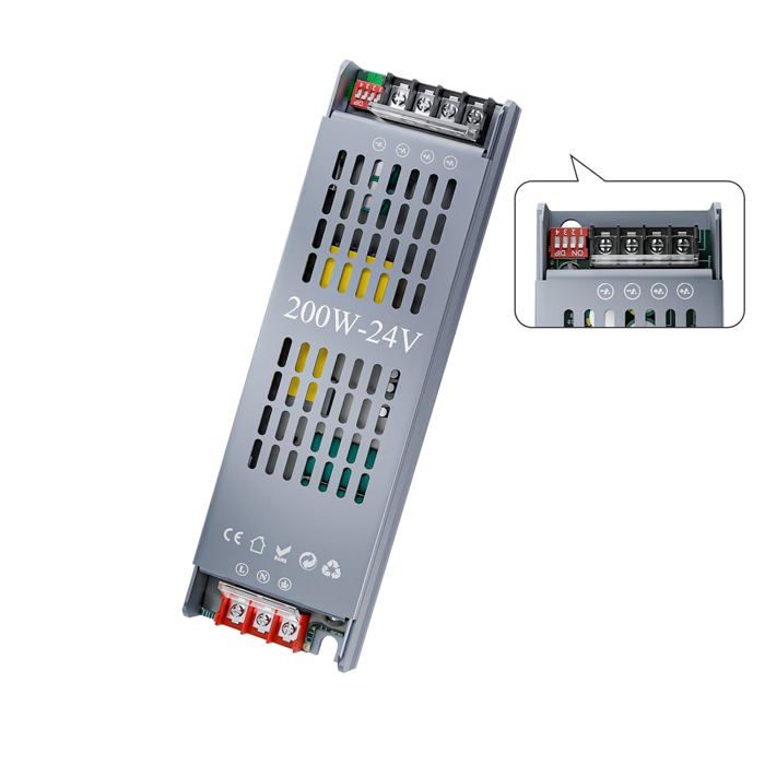Transformador De Conmutación Regulado, 220 V-24 V CC Convertidor De CC De Conmutacion Regulada Controlador De Conmutacion Regulado Estandares Lideres En La Industria