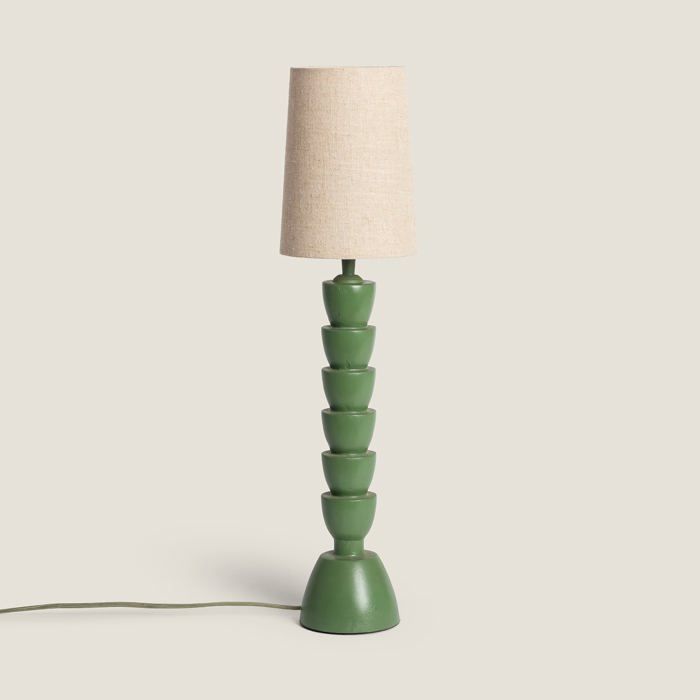 Lampe à Poser Résine Darian Vert