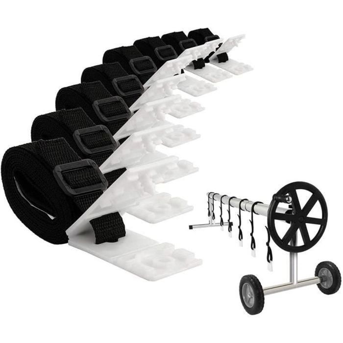 Enrouleur Bache Piscine - Kit De Fixation Pour Bâche Solaire De Piscine