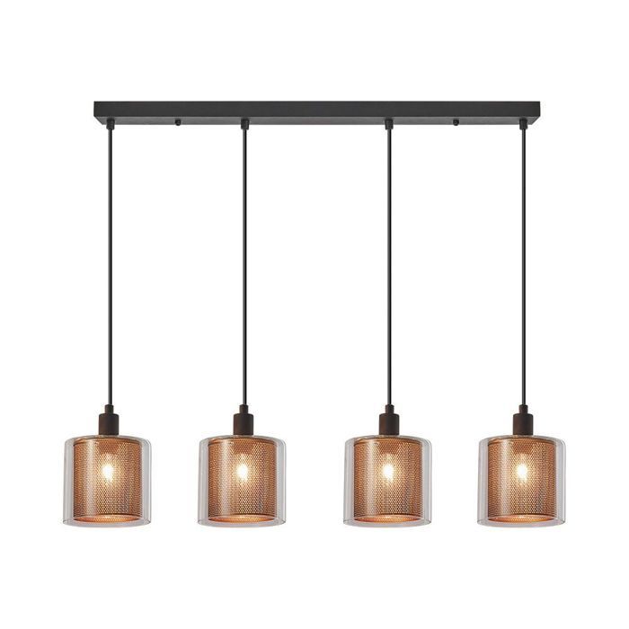 Suspension décorative 4xE14 23W IP20 – Cuivre