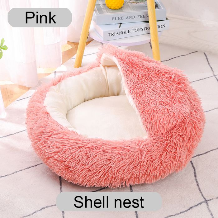 Comparer les prix de Lit rond pour animaux de compagnie40-60cmpour grand chienlit Super doux pour chatLong panier en peluche40cmStyle 3 Pink