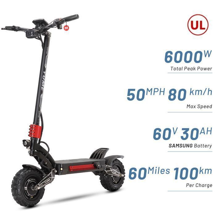 Électrique YUME Raptor Moteur 3000W*2 Batterie 60V 30Ah — free download