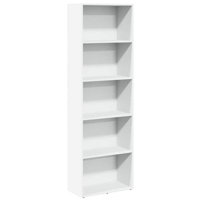 Bibliothèque - vidaXL - bois dingénierie - blanc - 60x30x189 cm - résistante à lhumidité - matériau durable pdd93r7604527