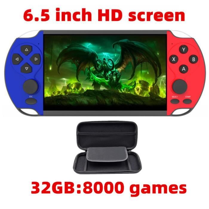 X10 Plus Console de jeu rétro avec projecteur, projecteur de jeu rétro 4K avec 2 manettes sans fil, sortie HDMI, Wi-Fi