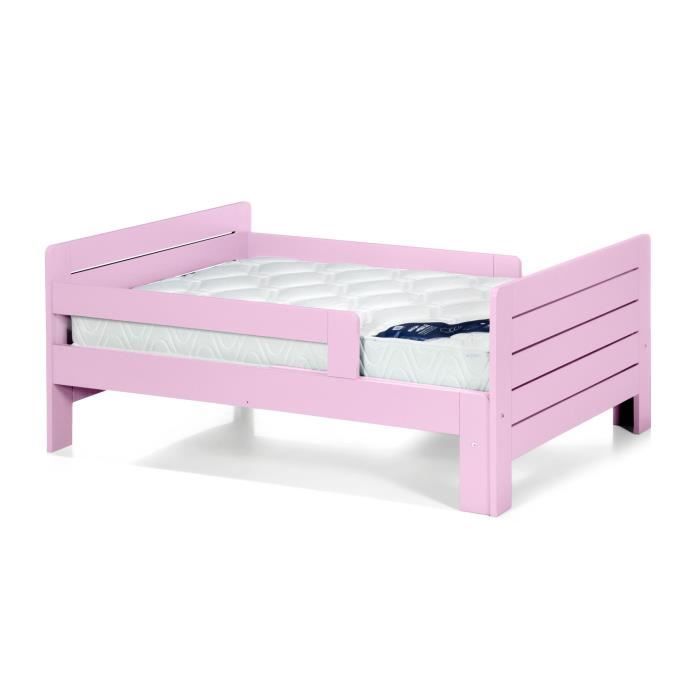 Lilou Lit Lilou Rose Et Matelas Bultex Evolutif Pour Enfant Rose Achat Vente Matelas Cdiscount