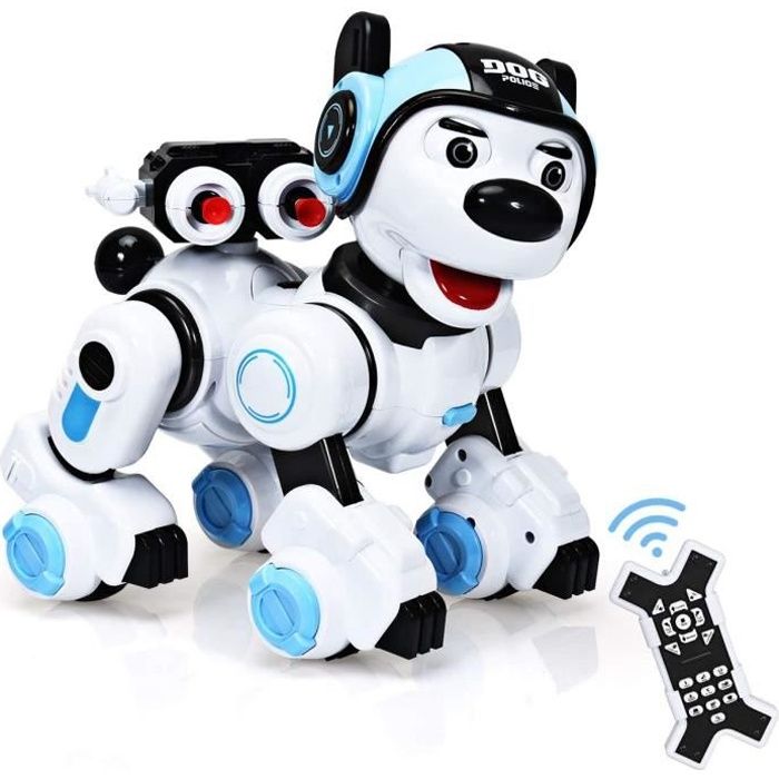 Chien Robot Interactif,Chien à Télécommande Electronique,Câble de Charge  USB Adaptable à 3 Méthodes,Cadeau Jouet pour Enfants 6 Ans - Cdiscount Jeux  - Jouets