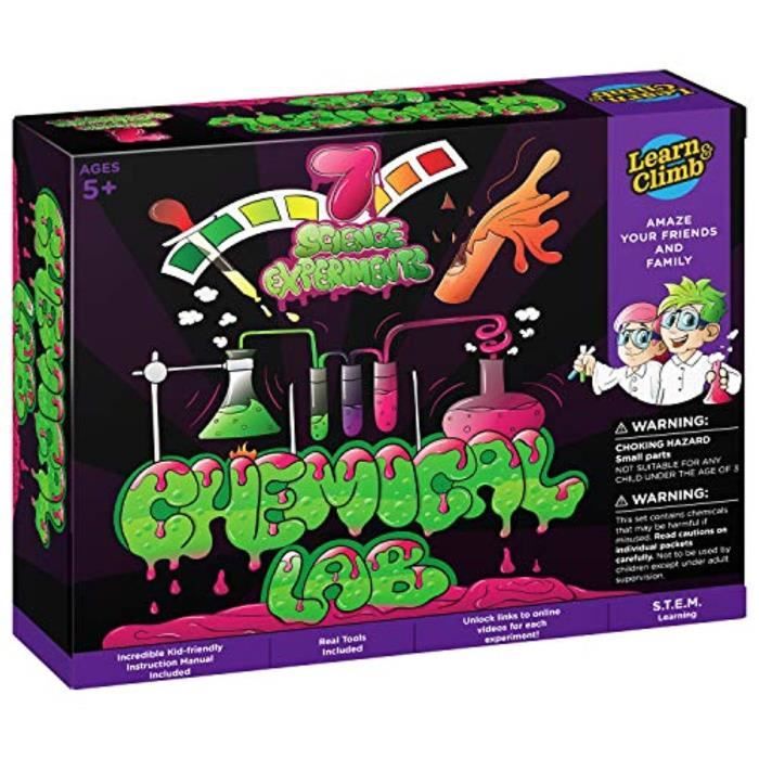 Enfants Chimie Expérience Scientifique Jeux de simulation Jouets Éducatifs  pour Enfants 3-12 UNE - Cdiscount Jeux - Jouets